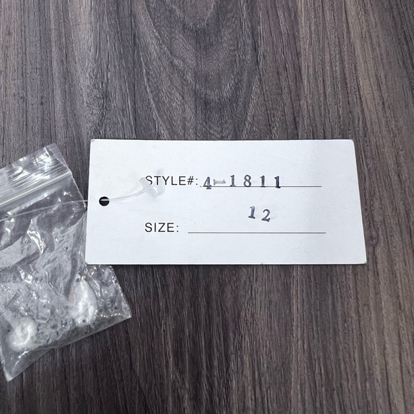 AZITA Jeans Bootcut Flare Embellished Bling Dark Wash Western Jeans. SZ: 12 - Picture 13 of 14